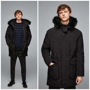 zara parka jacket mens